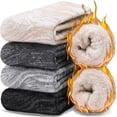 thumbnail image 1 of EcoNesxp 4-Pack Merino Wool Thermal Socks for Men and Women, 1 of 5