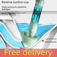 thumbnail image 2 of Efficient Toilet Plunger with Strong Suction - Professional-Grade Drain Unblocker Tool for Home & Commercial Use, Durable, Compact Design, Easy to Operate, (Nordic Green), 2 of 6