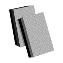 Kuntesetty 2Pcs Weightlifting Crash Drop Pads Accessories for Gym Office Indoor Outdoor Black Gray 50x30x4cm