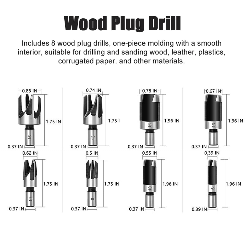 Drill Bit Set,Drill Combo Set Drill Bit Punch Positioner Countersunk Drill Wood Drill Positioner Countersunk Drill Bit Drill Wood Set Drill Center Drill Center Punch Center Punch Positioner