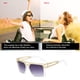 thumbnail image 4 of Guardurnaity Gafas de sol, accesorio de Metal para mujer, gafas con montura cuadrada, suministros para ojos, gafas de alta definición, accesorios Lentes Gris, 4 of 6