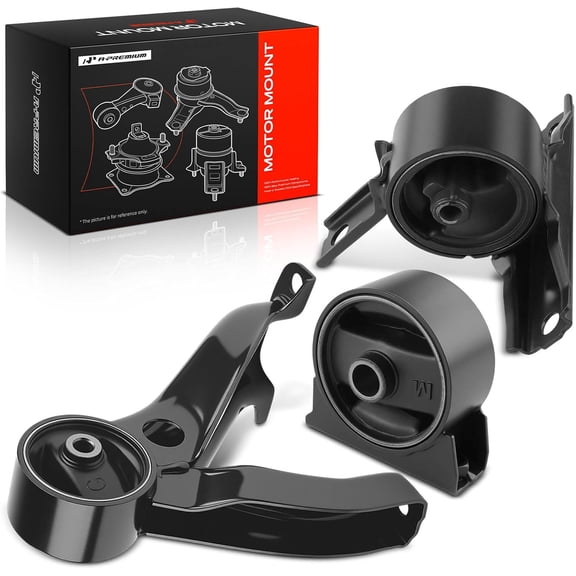 A-Premium 3PCS Engine Motor Mount Set Compatible with Jeep Patriot,Compass 2007-2017 2.4L & Dodge Caliber 2007-2008 2.4L & Mitsubishi Outlander Sport 2011-2019 2.0L/2018-2021 2.4L, RVR 2011-2021 2.0L