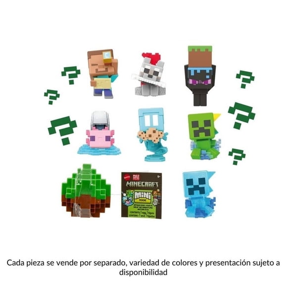 Figura de Acción MATTEL Minecraft Mini Huevo Empaque Sorpresa 1 Pieza