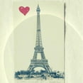 thumbnail image 3 of Dvorak, Vicki 15x15 Black Modern Framed Museum Art Print Titled - Paris Red Heart, 3 of 5