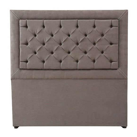 Cabecera Queen Size Gris Oscuro Dicasa Mary