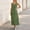 Green, variant on Elvqul Dresses for Women Sleeveless Pullover Dresses Crew Neck Long Cami Summer Womens Dresses Solid