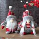 thumbnail image 3 of La muñeca del sombrero de celosía navideña decora el peluche del elfo enano decora la Navidad B, 3 of 5