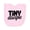 AD-Pink, variant on Inktastic Tiny Disciple Religious Newborn Bib