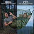 thumbnail image 5 of Camping Hammock with Mosquito Net, Lightweight Portable Nylon Hammock for Outdoor Backpacking Travel Beach Yard, Camouflage, 5 of 10