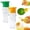 Green, variant on Lemon Squeezer,Handheld Manual Citrus Juicer,Safety PP Material for Lemon and Lime,Easy-to-Use with Built-in Filter for Kitchen,Cocktails & Fresh Juice Extraction 1PC