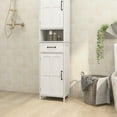 thumbnail image 5 of Aukfa 65'' Bathroom Cabinet Storage,Floor Standing Cabinet Double Door - Porcelain, 5 of 8