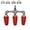 Red, variant on 3 In 1 Triple Turbo Nozzle Pressure Washer, 4000 Psi Triple Turbo Nozzle Pressure Washer Tip, 360° Rotating Pressure Washer Turbo Nozzle With 1/4" Quick Connector (BLACK)