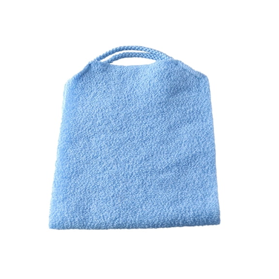 Stretchable Exfoliating Back Scrubber with Handles, Long Bath Wash Cloth, Soft & Durable Shower Exfoliator, Easy to Clean Hard-to-Reach Areas