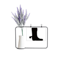 thumbnail image 1 of Botas altas mujer silueta patron negro Tarjeta de jarrón de lavanda artificial, 1 of 3