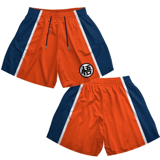 Pantalones cortos de malla de Anime para hombre, Shorts deportivos informales transpirables para playa, Fitness, gimnasio, secado rápido, baloncesto Fivean unisex