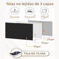 thumbnail image 3 of Bolsa de Almacenamiento de Ropa de Gran Capacidad con Asa Reforzada, Tela Actualizada y Ventana Visible, para Guardar Edredones, Negro, 3 of 4