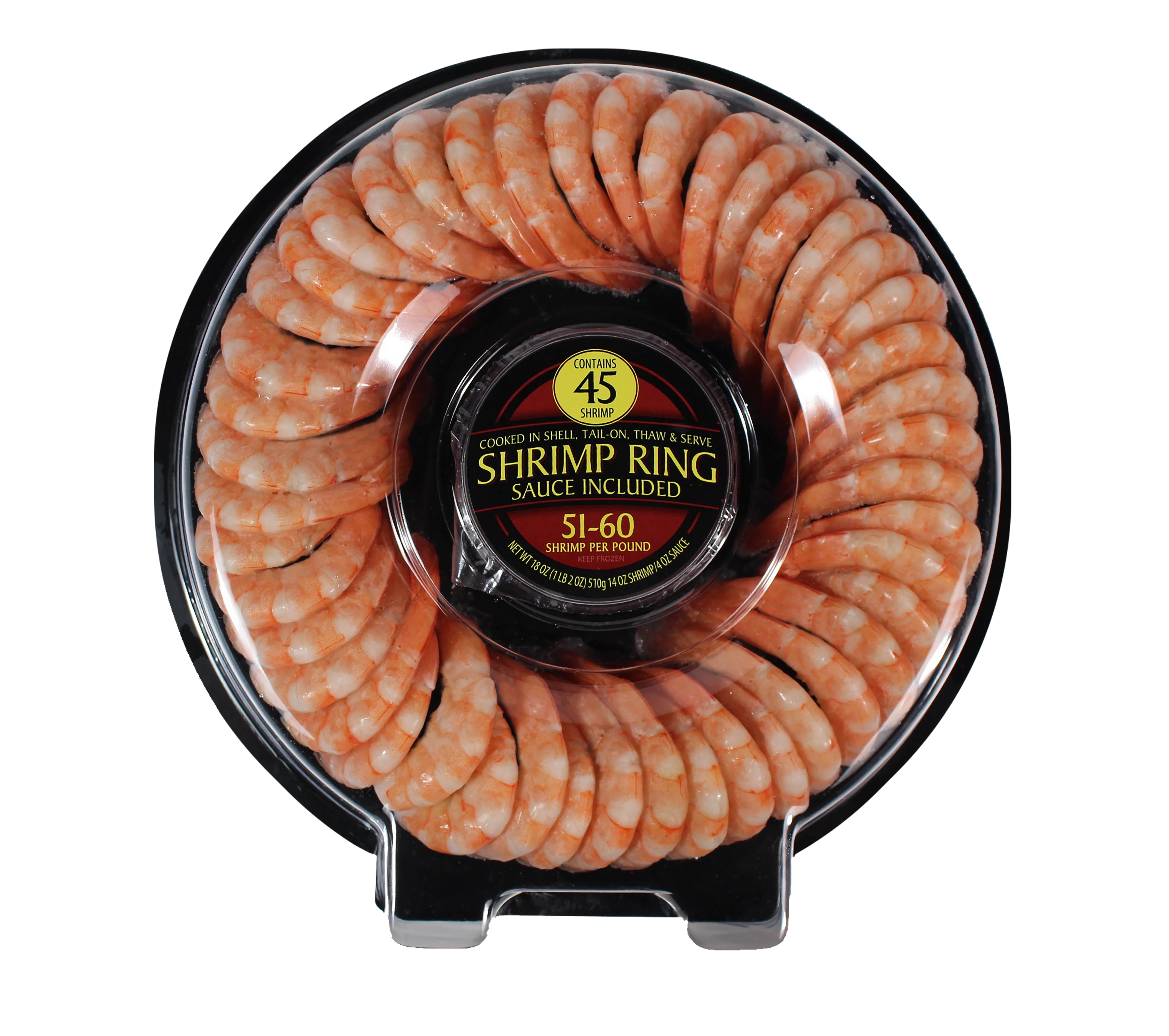 Cooked Peeled Shrimp Ring 45ct Walmart Com