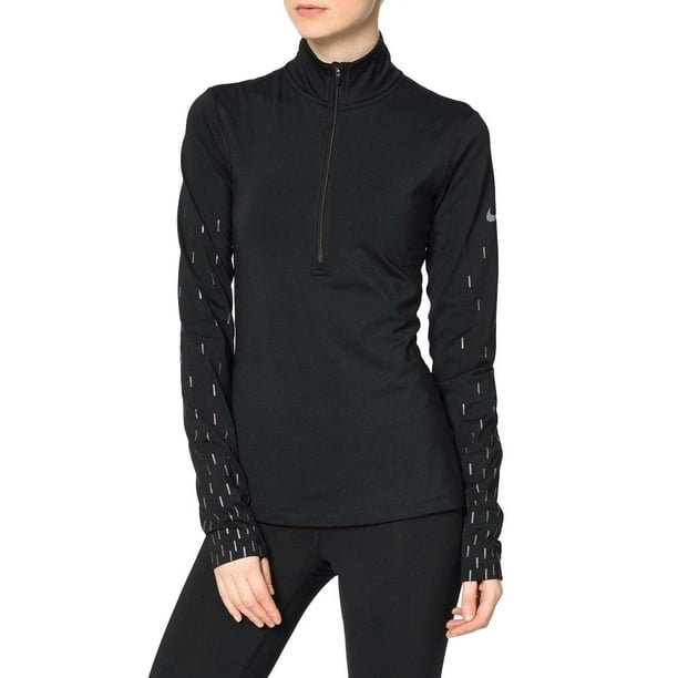 ladies nike half zip running top