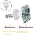 thumbnail image 2 of 4 Pieces Set Drawer Pulls Handle Square Wardrobe Cabinet Knobs with Stainless Steel Screws Furniture Kitchen Decor, 2 of 5