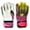 PINK, variant on VIZARI Sports Saturn Soccer Size 4 Blue Goalie Goalkeeper Gloves for Kids Youth & Boys, Football Gloves with Grip Boost Padded Palm and finger save Flat Cut Construction
