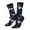 3 Black, variant on Lilies Flowers Print Adult Socks for Men & Women,Calf Socks, Ankle Socks,Boots Socks,Breathable Casual Sock,Unisex Crew Socks