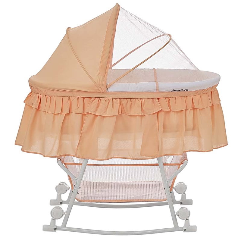 dream on me lacy portable 2 in 1 bassinet and cradle