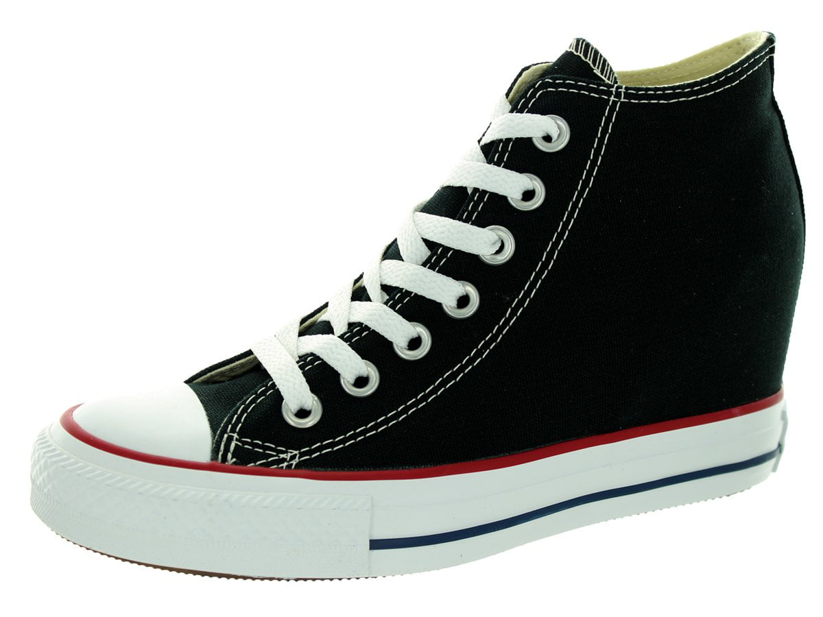 converse chuck taylor all star wedge black trainers