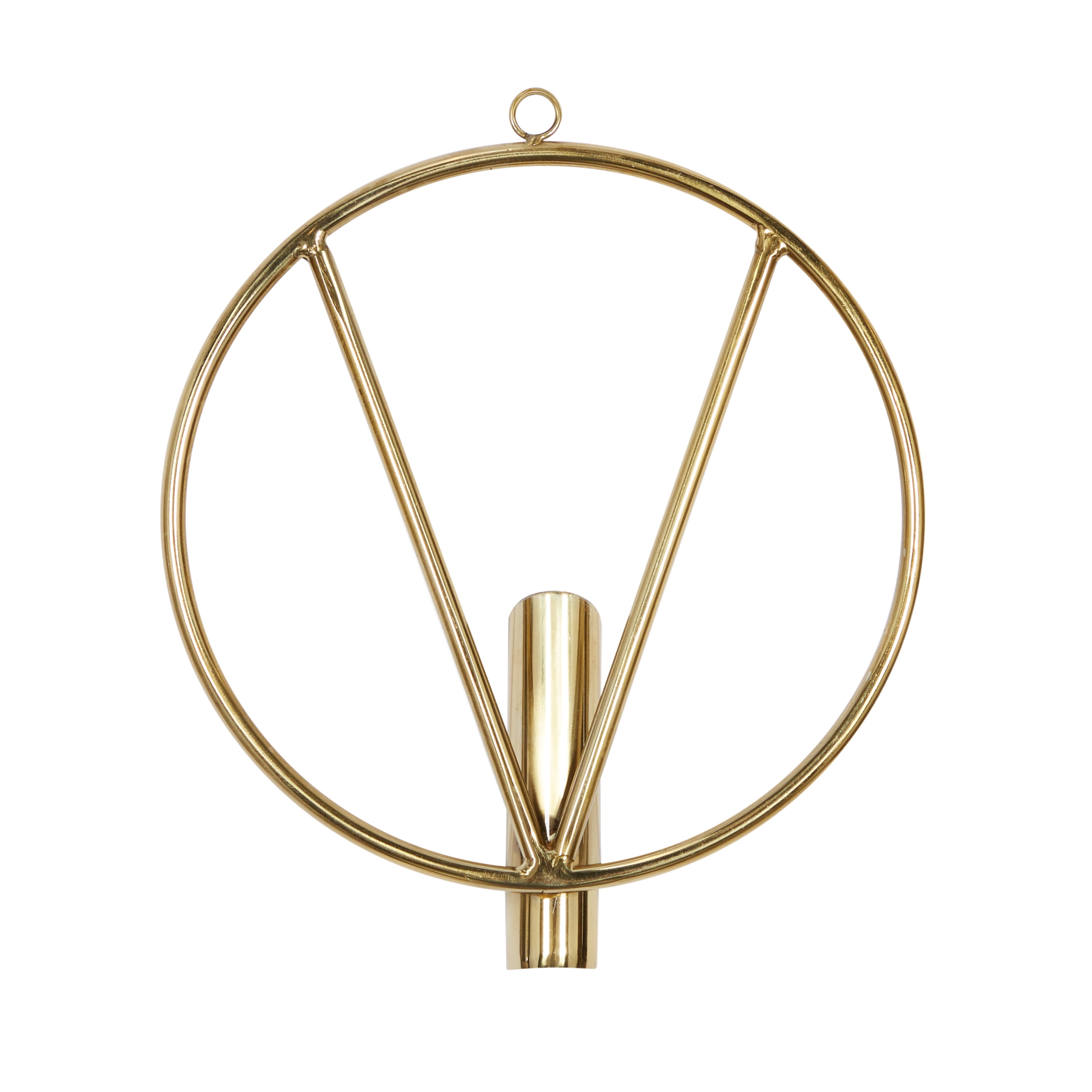 DecMode 8"W, 8"H Modern Wall Sconce, Gold, 3 - Pieces