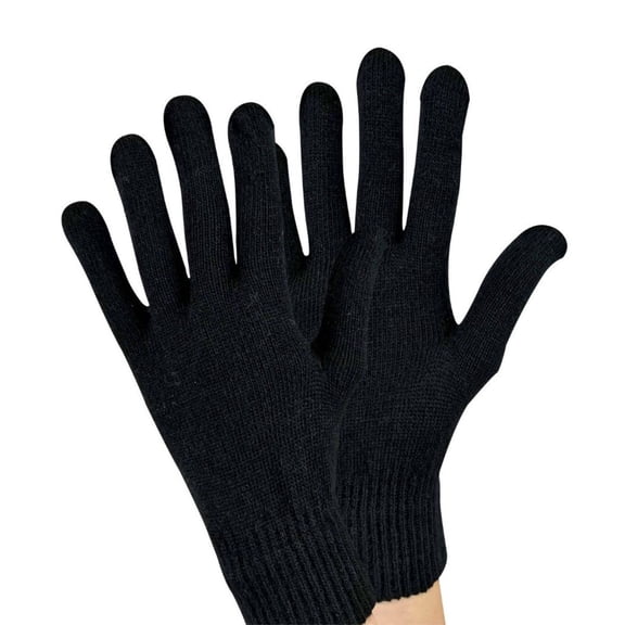Sock Snob - Ladies Knitted Magic Thermal Wool Gloves for Cold Weather