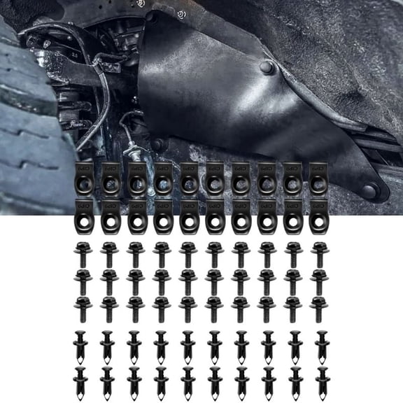Nilight 70PCS Engine Under Cover Splash Shield Guard Body Bolts Bumper Fender Liner Push Retainer Fastener Rivet Clips for Infiniti G35 G37 FX35 FX45 EX35 Nissan 370Z 350Z