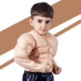 thumbnail image 2 of KalcyKizz Costume de Muscle pour Enfants, Jaune (m(7-9a)), 2 of 2