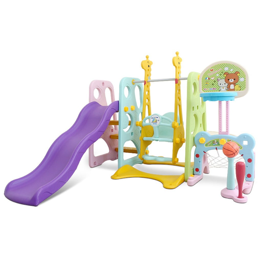infant swing and slide set