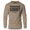 Khaki, variant on GYMISH CREATED EQUAL SQUAT Lightweight Long Sleeve Hooded T-Shirt for Men – Funny Gym Hoodie, Workout Shirt for Squat Day & Fitness Enthusiasts