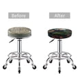 thumbnail image 3 of Kdxio Forest Plant Raccoon Print Stool Covers Round,Stretch Round Bar Stool Covers Washable Bar Stool Cushion Slipcover for 12-15 Inch Chair, 3 of 5