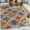 Beige, variant on Well Woven Devotion 3'11" x 5'3" Indoor/Outdoor High-Low Southwestern Geo Ivory Area Rug