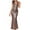 Gold, variant on Honeeladyy Womens V Neck Sleeveless Wide Straps Sparkling Slim Textured Mermaid Long Dresses Evening Dresses for Women
