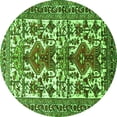 thumbnail image 1 of Ahgly Company Indoor Round Persian Green Traditional Area Rugs, 3' Round, 1 of 1