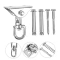 thumbnail image 4 of HEALEEP 1Set Silver Ceiling Hook Heavy Duty Swing Hanger for Home Hanging and Hammock Support, 4 of 8