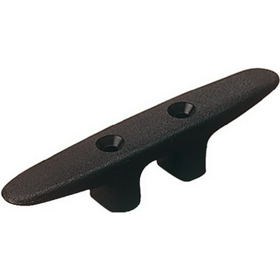 (Price/PK)Sea-Dog 043360-1 Black Nylon Open Base Cleat, 6-1/16", Pr.