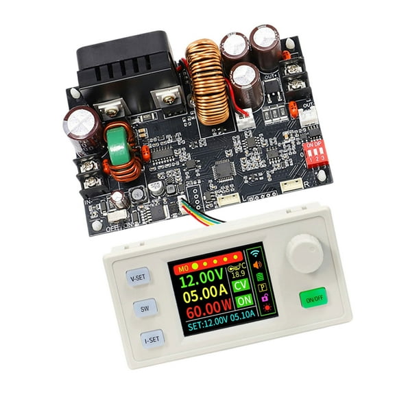 1. 1200W 20A Digital Adjustable Power Supply with Current Control for Lab Equipment & Electronics Testing