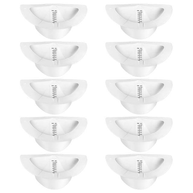 10 Piezas de Gorros Recolección Orina para Inodoro, Muestras Heces Urinario Femenino, Colector 32 Oz/1000 Cc