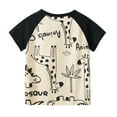 thumbnail image 3 of Hiiyo T-Shirt à Manches Courtes pour Garçons avec Imprimé Dinosaure, Col Rond Décontracté, Tee, 3 of 7