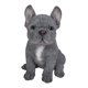 thumbnail image 3 of Figura Hi-Line Gift con forma de cachorro de bulldog francés, color azul, gris, 3 of 8