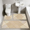 thumbnail image 6 of Tuvgenk Bathroom Mats Sets 3 Piece Non Slip Rubber Bath Rug Sets 3 Piece Large Water Absorbing Bath Mat Set for Shower(Gold,47x16,31x16,20x16 inch), 6 of 7
