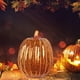 thumbnail image 3 of Luz de Calabaza de Brillante, Luces de Decoración de Halloween, Lámpara de , para Acción de Gracias, Halloween, - Dorado 3 Yotijar  Lámpara de calabaza de Halloween, 3 of 9