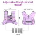 thumbnail image 2 of Chaleco lastrado Fragraim ajustable 3.6-5.4 kg para mujeres y hombres, 2 of 7