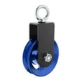 thumbnail image 1 of serony Aluminum Alloy Bearing Pulley Groove Wheel Rotation Load Lifting Cable DIY Build For Lifting Cable Workout Gym Strength Wheel Blue, 1 of 7