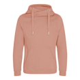 thumbnail image 1 of AWDis - Sudadera con capucha y cuello cruzado para hombre (Rosa Dusty), 1 of 2