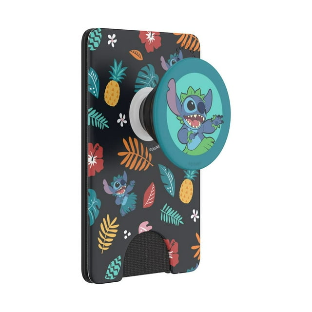 Cartera para teléfono PopSockets PopWallet Disney Stitch Aloha