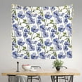 thumbnail image 2 of Pofeuu Blue Flax Flowers Print Wall Tapestry Decoration Wall Hanging Tapestry 60 x 51 Inch, 2 of 6